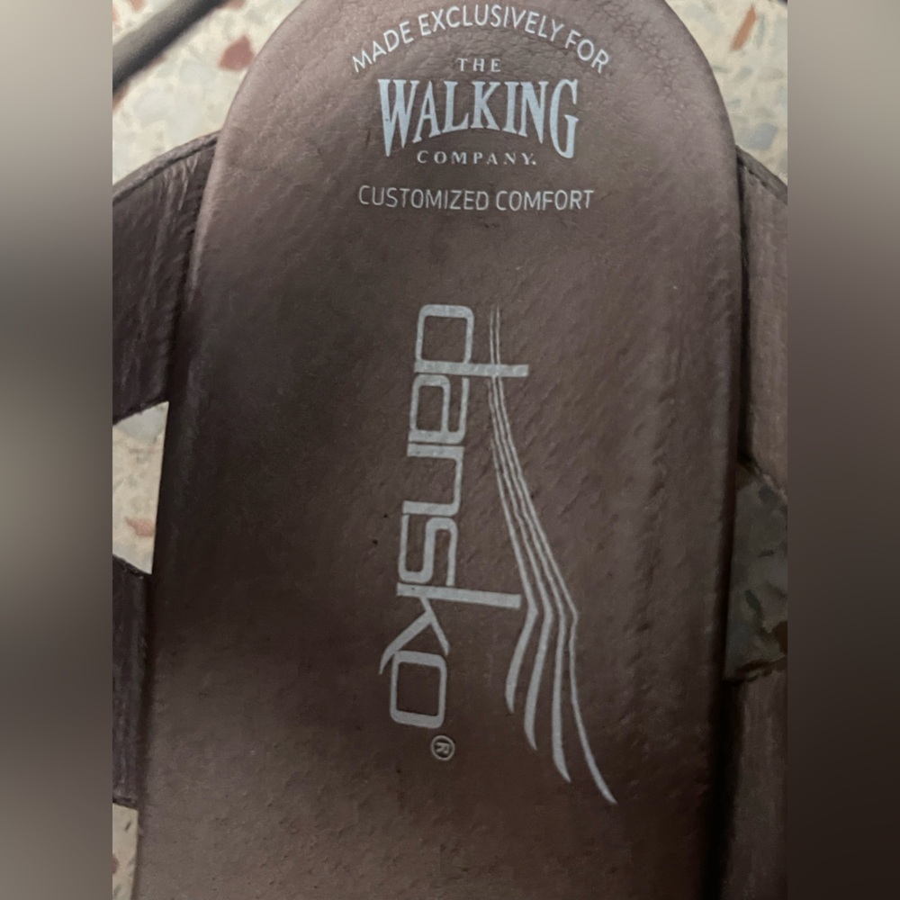 Sale!!! Dansko Brown Leather Buckle Sandals - Picture 3 of 4